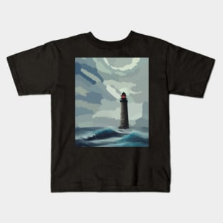 Cloudy Ocean Kids T-Shirt